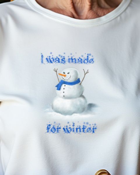 Made for Winter Schneemann - Wintermotiv für Schneefans
