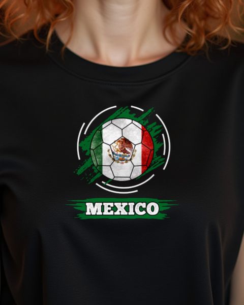 Mexico Fan Design with Flag - Heritage Pride Gift
