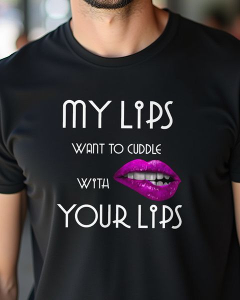 My Lips want to cuddle with your lips - Valentinstag