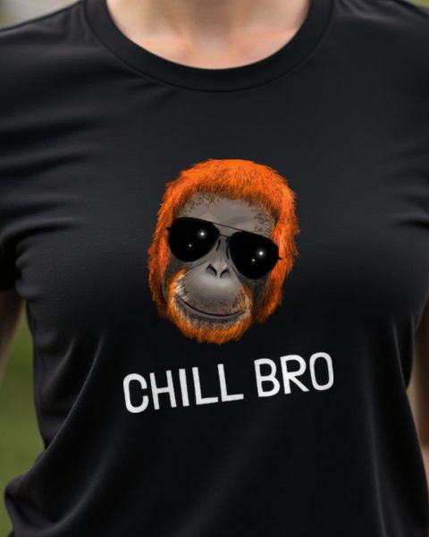 Orang-Utan Chill bro - Entspannter Affe Lustiges Motiv