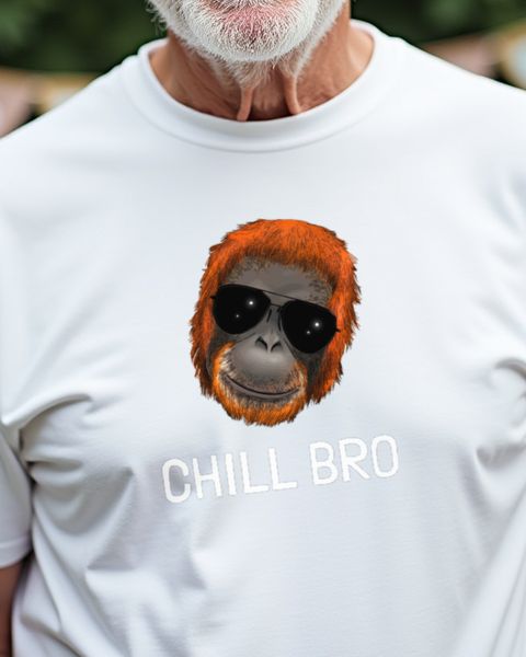 Orangutan Chill Bro - Funny Relaxed Monkey Design