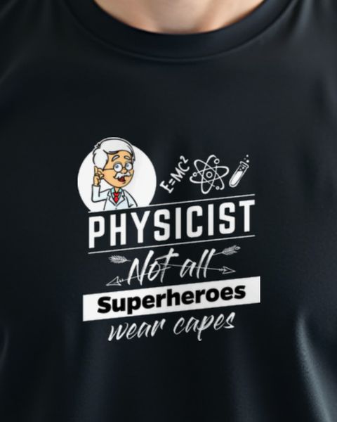 Physicist Not All Superheroes Wear Capes - Cartoon