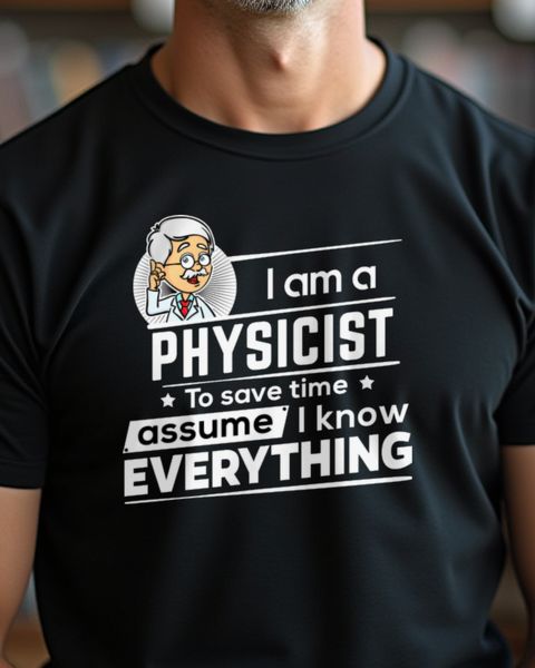Physicist - To Save Time Assume I’m Always Right - Funny