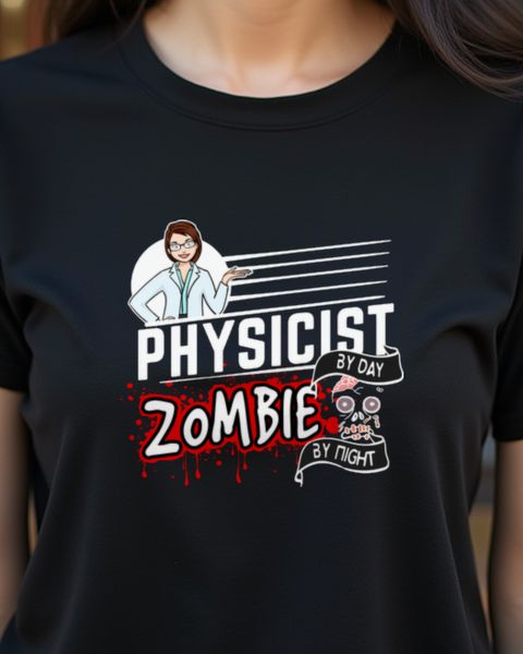 Female Physicist by Day Zombie by Night - Halloween Women