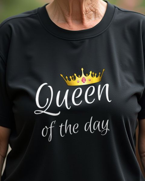 Queen of the Day - Lustiges Geburtstag Shirt für Frauen