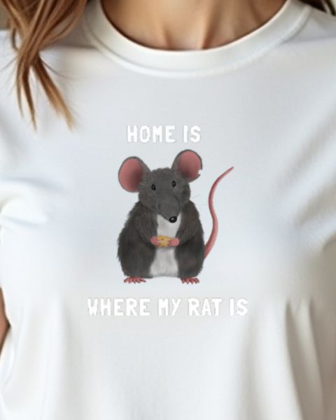 Home is where my Rat is - Geschenk für Rattenbesitzer