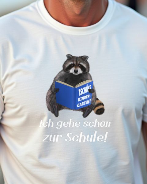 Reading Raccoon - Ich gehe schon zur Schule German School