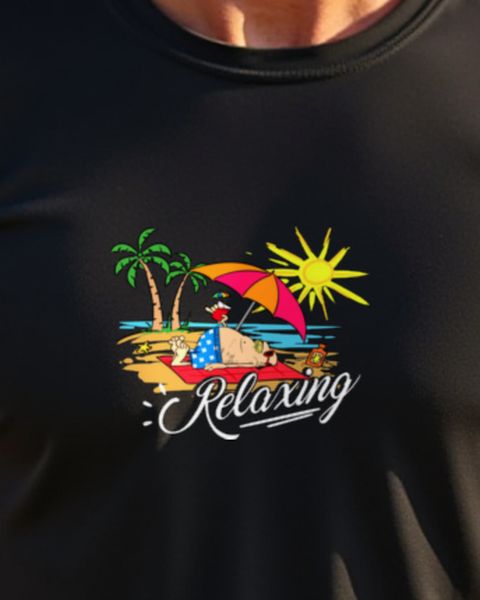 Relaxing Summer - Chill Summer Vibes Vacation Tee