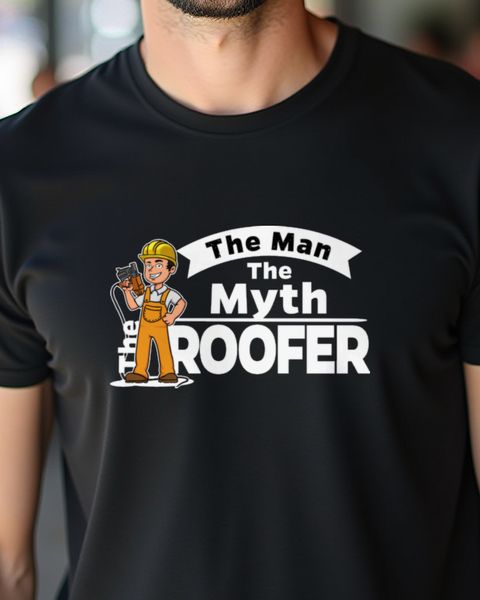 Roofer The Man The Myth - Lustiges Dachdecker Shirt