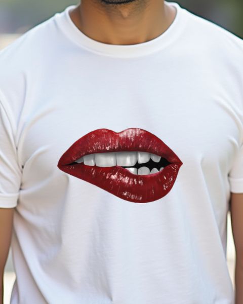 Rote Lippen - Kussmund Motiv für Frauen und Paare