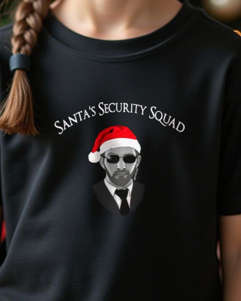 Santa Security Squad - Funny Christmas Security Design