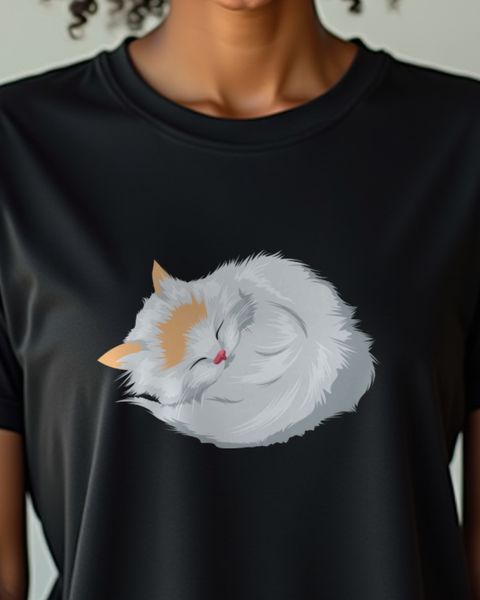 Sleeping Cat - Cute Napping Kitty for Cat Lovers