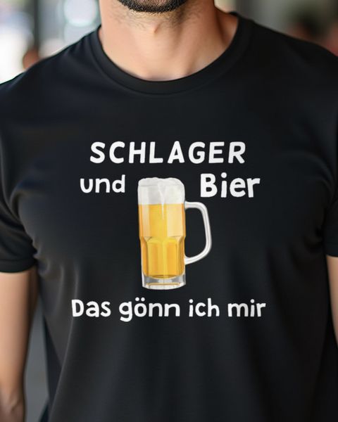 Schlager und Bier - Das gönn ich mir - Partyshirt