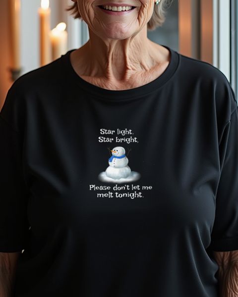 Winter Melt Snowman - Funny Melting Snowman Design