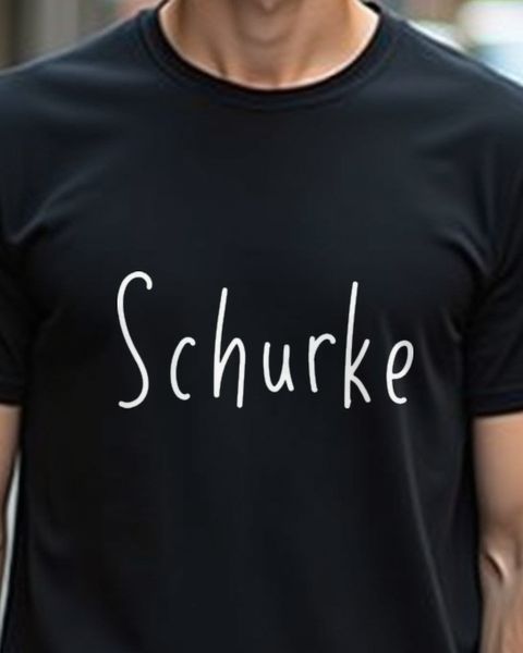 Schurke - Lustiger Schriftzug für charmante Gauner