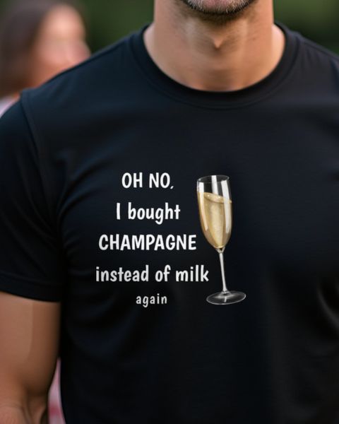 Prosecco statt Milch - Lustiger Sekt Spruch für Frauen
