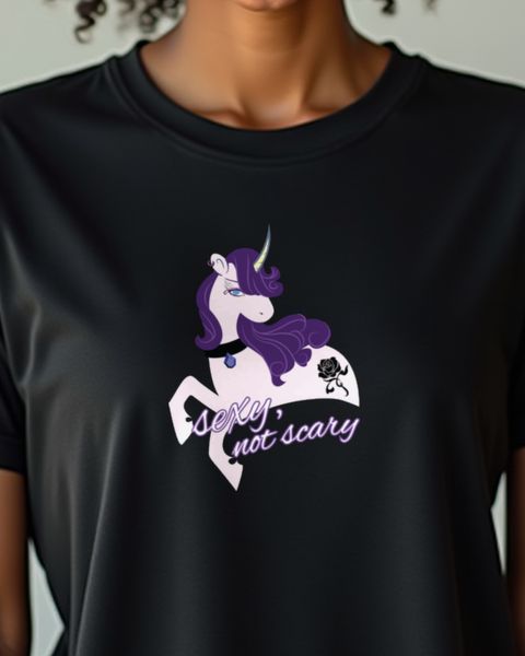 Gothic Einhorn - Sexy not scary, dunkel