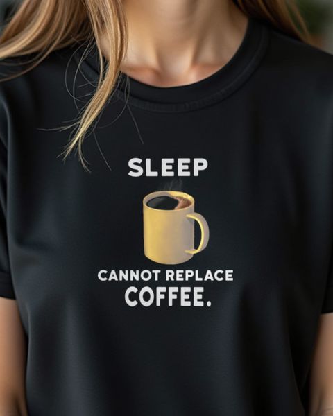Sleep Cannot Replace Coffee - Funny Caffeine Quote Gift