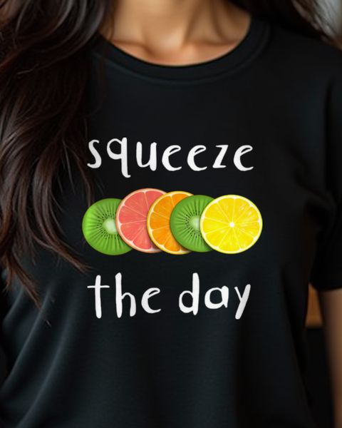 Squeeze the Day Zitrusfrüchte - Lustiges Obst Motiv