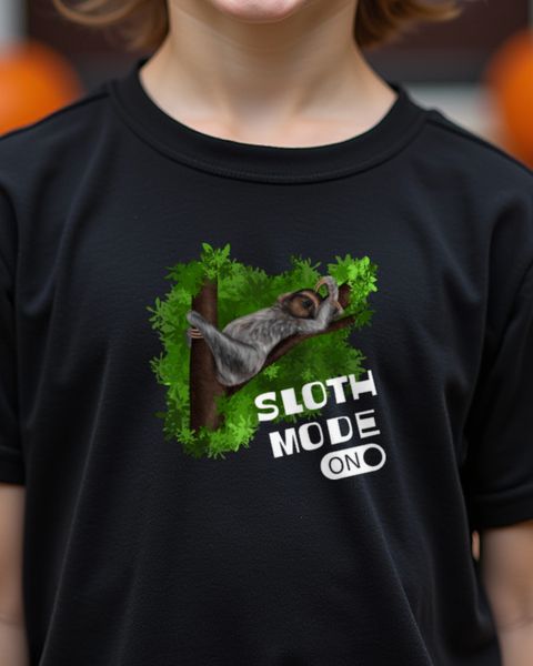 Sloth Mode On - Lazy Sloth in a Tree with Switch