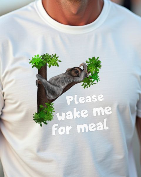 Sloth - Please Wake Me for Meal - Funny Lazy Sloth