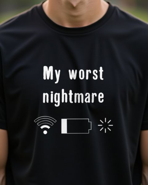 Smartphone My Worst Nightmare - Funny Dead Battery Gift