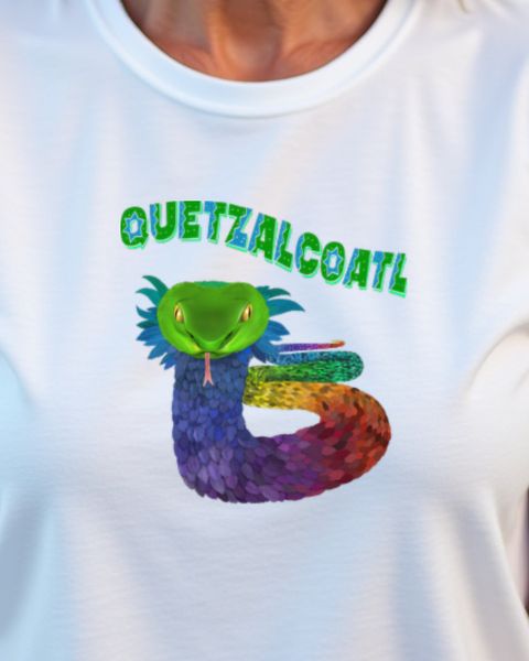 Mamba Schlange Mythologie - Quetzalcoatl Reptilien Shirt