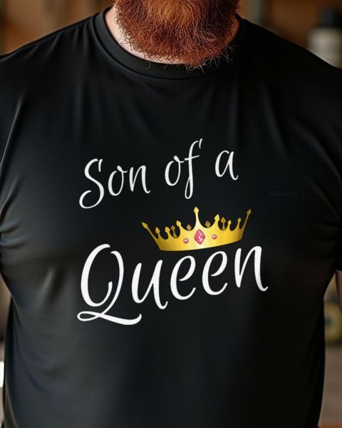 Son of a Queen - Mama Sohn Shirt Geschenk