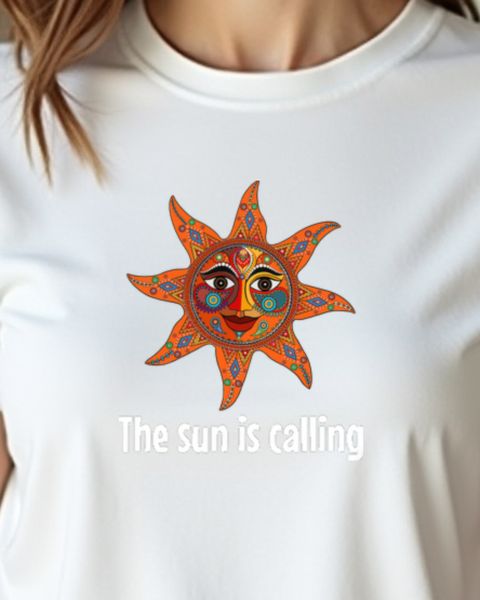 Sun is Calling - Sun Mandala Summer Vacation Design