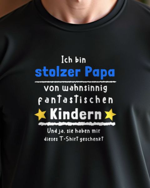 Stolzer Papa fantastischer Kinder - Vatertag Geschenk