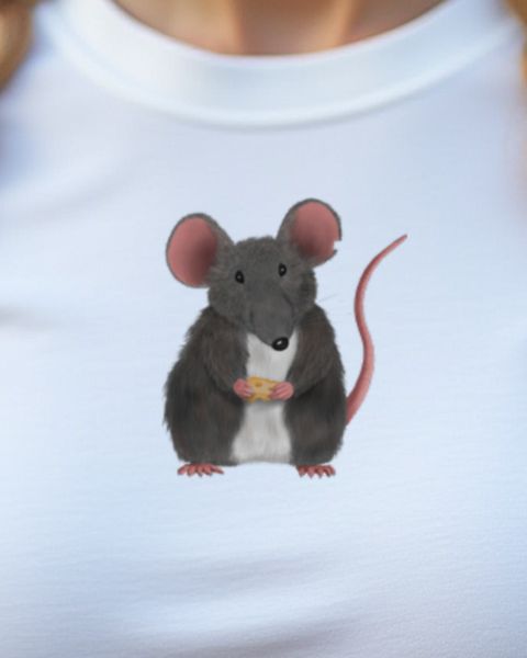 Süße Maus oder Ratte - Geschenk für Rattenliebhaber