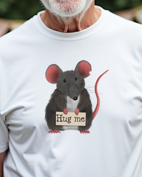 Kleine Maus Hug Me - Süßes Geschenk für Tierfreunde