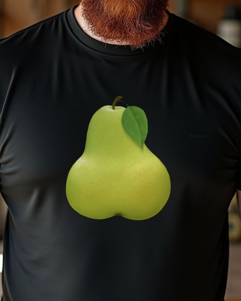 Süße Birne - Niedliches Obst Motiv für Birnenfans