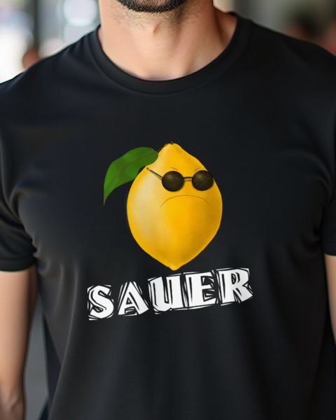 Süße Zitrone ist sauer - Lustiges Zitronen Motiv