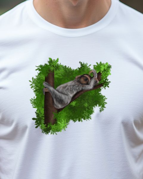 Entspanntes Faultier - Tier Shirt für Chiller und Tierfans