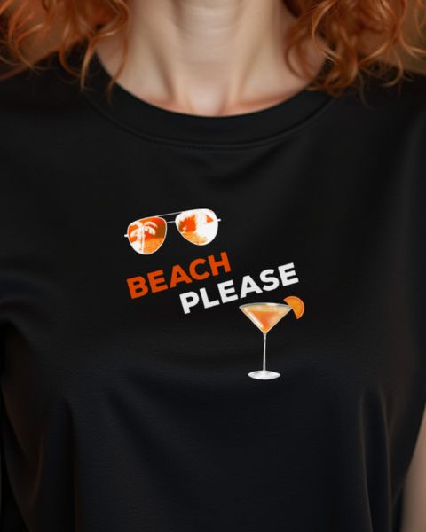 Summer Beach Please - Funny Beach Vacation Design