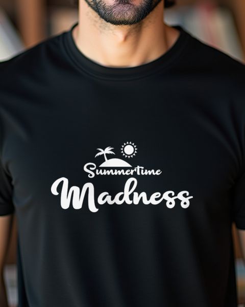 Summertime Madness - Wild Summer Vibes Saying Tee