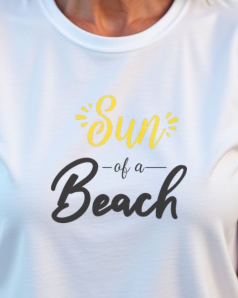 Sun of a Beach - Cheeky Beach Pun Tee