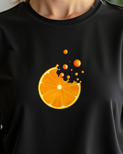 Leckere Zitrusorange - Sommer Obst Motiv Orange