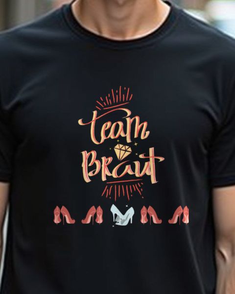 Team Braut - German Team Bride Bachelorette Party Design