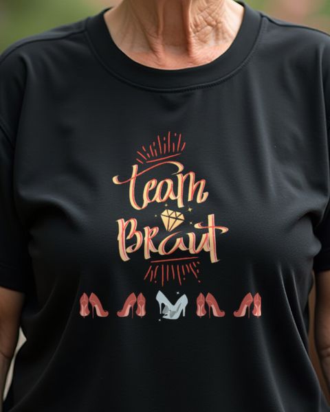 Team Braut - JGA Shirt für den Junggesellinnenabschied