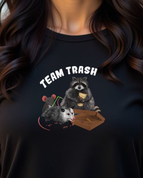 Team Trash - Waschbär Opossum und Maus Lustiges Tiermotiv