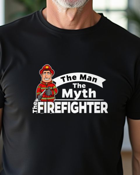 The Man, The Myth, The Firefighter - Feuerwehr Geschenk