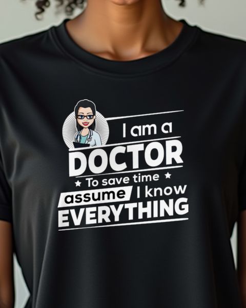 To Save Time - Lustiges Spruch Shirt für Ärztinnen
