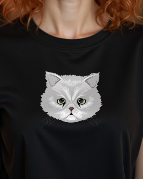 Traurige Katze - Lustiges Motiv für Montagsmuffel