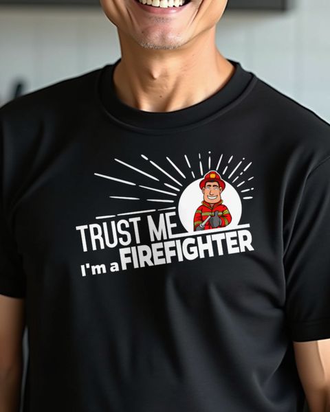 Trust me, I’m a Firefighter - Lustiges Feuerwehr Shirt