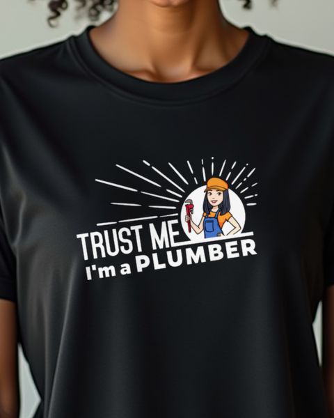 Trust Me I’m a Plumber - Lustiges Klempnerin Shirt