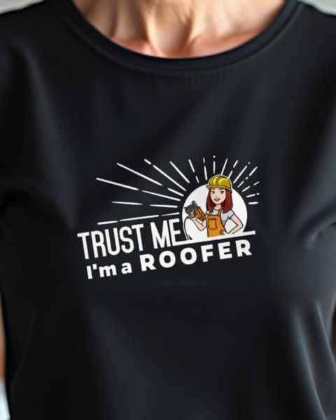 Trust Me I’m a Roofer - Lustiges Dachdeckerin Shirt