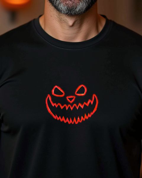 Unheimliches Halloween Gesicht 3 in Rot - Halloween Motiv