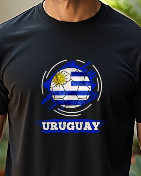 Uruguay Fan Motiv mit Flagge - Geschenk für Patrioten